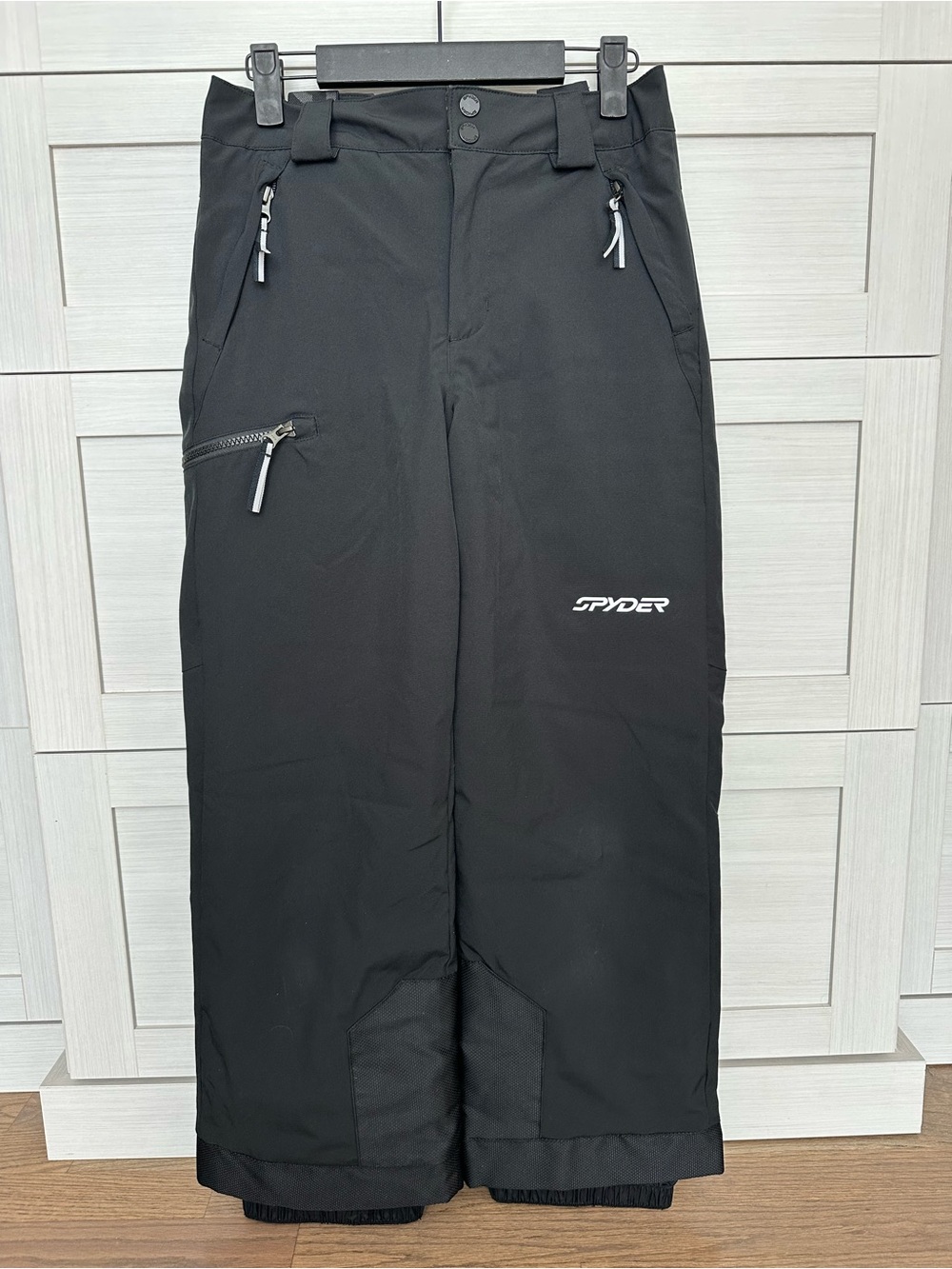 Spyder Black Insulated Ski Pants Boys- 12